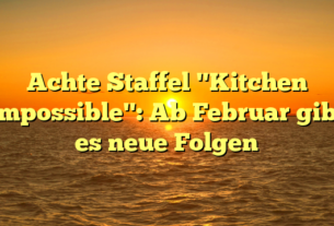 Achte Staffel "Kitchen Impossible": Ab Februar gibt es neue Folgen