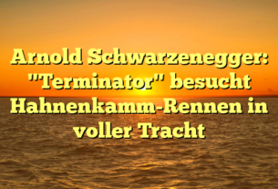 Arnold Schwarzenegger: "Terminator" besucht Hahnenkamm-Rennen in voller Tracht