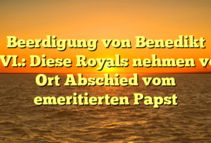 Beerdigung von Benedikt XVI.: Diese Royals nehmen vor Ort Abschied vom emeritierten Papst