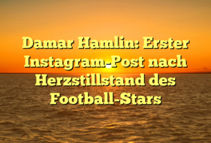 Damar Hamlin: Erster Instagram-Post nach Herzstillstand des Football-Stars