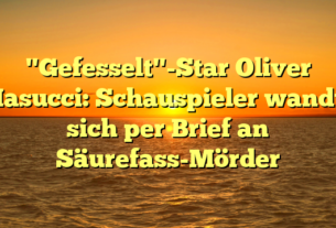 "Gefesselt"-Star Oliver Masucci: Schauspieler wandte sich per Brief an Säurefass-Mörder