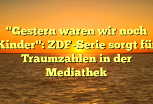 "Gestern waren wir noch Kinder": ZDF-Serie sorgt für Traumzahlen in der Mediathek
