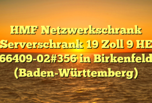 HMF Netzwerkschrank Serverschrank 19 Zoll 9 HE 66409-02#356 in Birkenfeld (Baden-Württemberg)