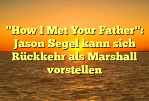 "How I Met Your Father": Jason Segel kann sich Rückkehr als Marshall vorstellen