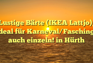 Lustige Bärte (IKEA Lattjo), ideal für Karneval/Fasching, auch einzeln! in Hürth