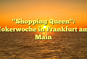 "Shopping Queen": Jokerwoche in Frankfurt am Main