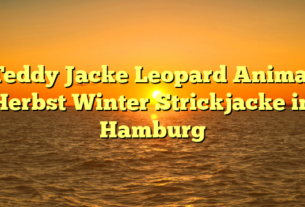 Teddy Jacke Leopard Animal Herbst Winter Strickjacke in Hamburg
