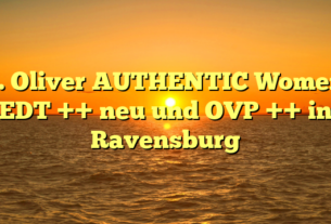 s. Oliver AUTHENTIC Women EDT ++ neu und OVP ++ in Ravensburg