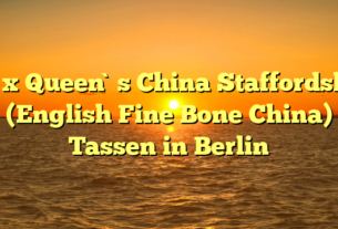 3 x Queen`s China Staffordsh. (English Fine Bone China) Tassen in Berlin