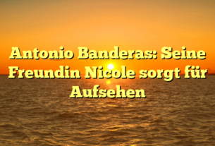 Antonio Banderas: Seine Freundin Nicole sorgt für Aufsehen