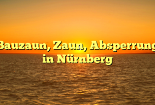 Bauzaun, Zaun, Absperrung in Nürnberg
