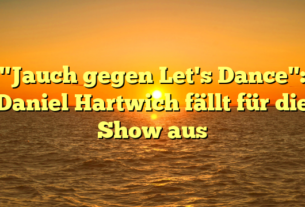 "Jauch gegen Let's Dance": Daniel Hartwich fällt für die Show aus