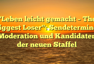 "Leben leicht gemacht – The Biggest Loser": Sendetermine, Moderation und Kandidaten der neuen Staffel