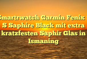 Smartrwatch Garmin Fenix 5 S Saphire Black mit extra kratzfesten Saphir Glas in Ismaning