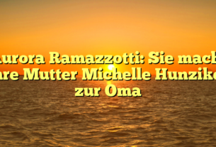 Aurora Ramazzotti: Sie macht ihre Mutter Michelle Hunziker zur Oma
