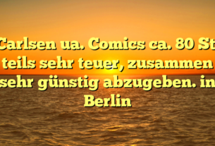 Carlsen ua. Comics ca. 80 St. teils sehr teuer, zusammen sehr günstig abzugeben. in Berlin