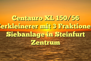 Centauro XL 150/56 Zerkleinerer mit 3 Fraktionen Siebanlage in Steinfurt Zentrum