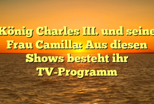 König Charles III. und seine Frau Camilla: Aus diesen Shows besteht ihr TV-Programm