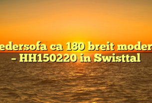 Ledersofa ca 180 breit modern – HH150220 in Swisttal
