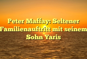 Peter Maffay: Seltener Familienauftritt mit seinem Sohn Yaris