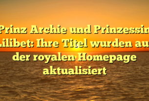 Prinz Archie und Prinzessin Lilibet: Ihre Titel wurden auf der royalen Homepage aktualisiert