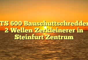 UTS 600 Bauschuttschredder – 2 Wellen Zerkleinerer in Steinfurt Zentrum