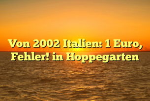 Von 2002 Italien: 1 Euro, Fehler! in Hoppegarten