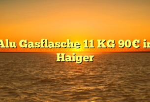 Alu Gasflasche 11 KG 90€ in Haiger