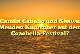 Camila Cabello und Shawn Mendes: Knutscher auf dem Coachella-Festival?