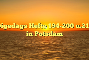 Digedags Hefte 194-200 u.210 in Potsdam