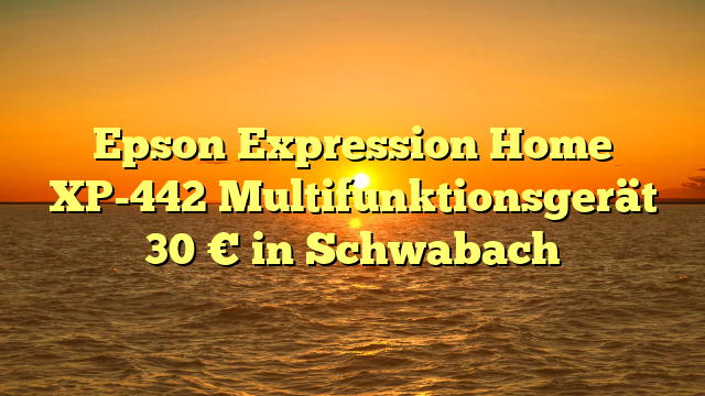 Epson Expression Home XP-442 Multifunktionsgerät 30 € in Schwabach