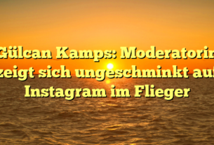 Gülcan Kamps: Moderatorin zeigt sich ungeschminkt auf Instagram im Flieger