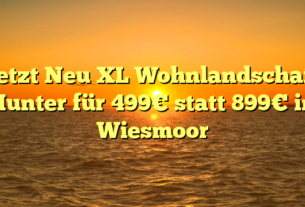 Jetzt Neu XL Wohnlandschaft Hunter für 499€ statt 899€ in Wiesmoor