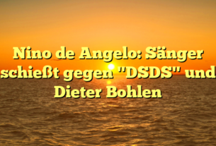 Nino de Angelo: Sänger schießt gegen "DSDS" und Dieter Bohlen