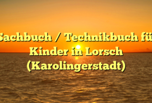 Sachbuch / Technikbuch für Kinder in Lorsch (Karolingerstadt)