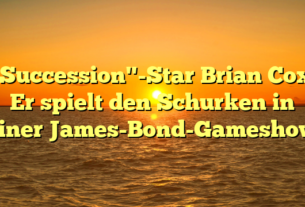 "Succession"-Star Brian Cox: Er spielt den Schurken in einer James-Bond-Gameshow