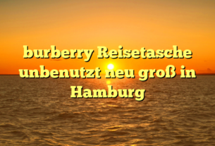 burberry Reisetasche unbenutzt neu groß in Hamburg