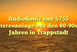 AudioSonic smc 5755 Stereoanlage aus den 80-90er Jahren in Trappstadt