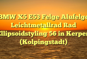 BMW X5 E53 Felge Alufelge Leichtmetallrad Rad Ellipsoidstyling 56 in Kerpen (Kolpingstadt)