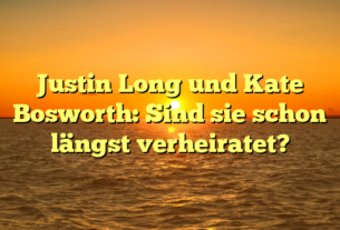 Justin Long und Kate Bosworth: Sind sie schon längst verheiratet?