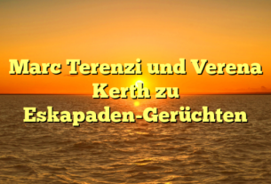 Marc Terenzi und Verena Kerth zu Eskapaden-Gerüchten