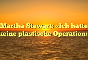 Martha Stewart: «Ich hatte keine plastische Operation»