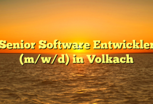 Senior Software Entwickler (m/w/d) in Volkach