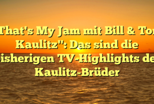 "That's My Jam mit Bill & Tom Kaulitz": Das sind die bisherigen TV-Highlights der Kaulitz-Brüder