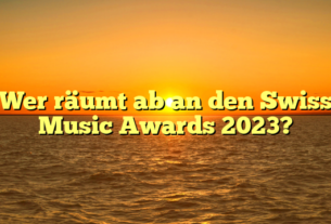 Wer räumt ab an den Swiss Music Awards 2023?