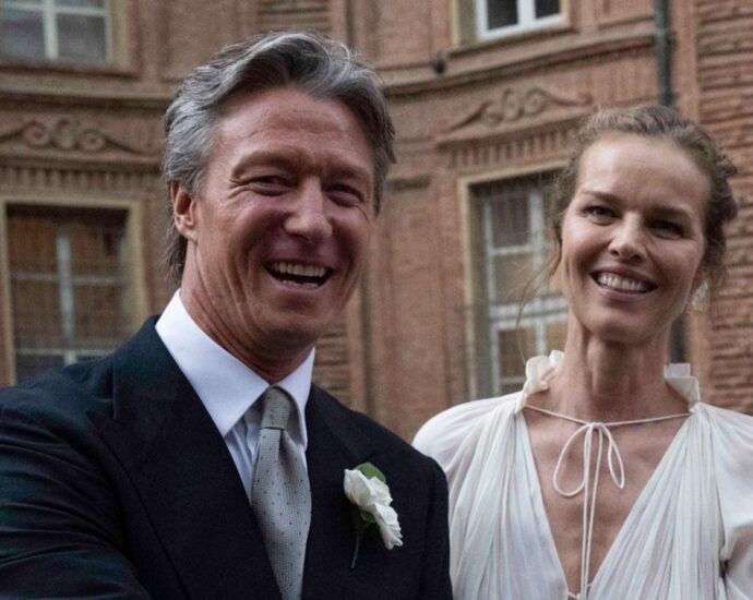Brautkleider der Stars: Eva Herzigova hat Ja gesagt – und die Wahl ihres Kleides überrascht