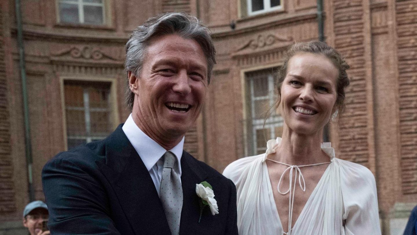 Brautkleider der Stars: Eva Herzigova hat Ja gesagt – und die Wahl ihres Kleides überrascht