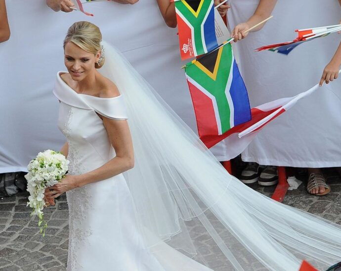 Fürstin Charlène: Fürstin Charlènes Brautkleid gehört zu den prunkvollsten der Welt