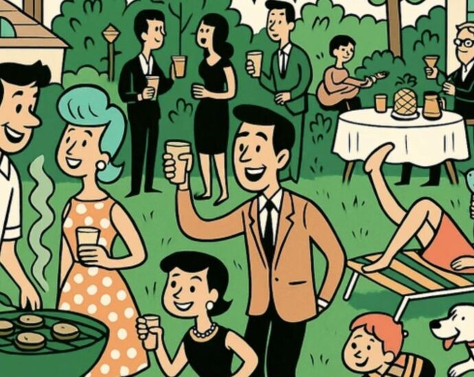 Profi-Suchbild: Könnt ihr auf dieser Sommerparty den versteckten Vogel finden?