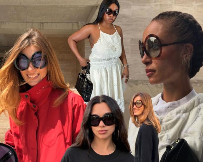 Bug-Eye-Sonnenbrille: Vier Wege, den ausgefallenen Trend alltagstauglich zu machen